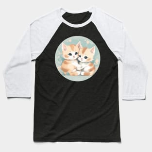 Kitty Hugs Baseball T-Shirt